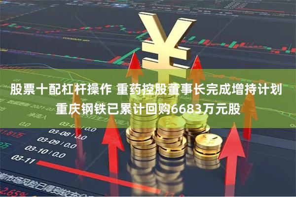 股票十配杠杆操作 重药控股董事长完成增持计划 重庆钢铁已累计回购6683万元股